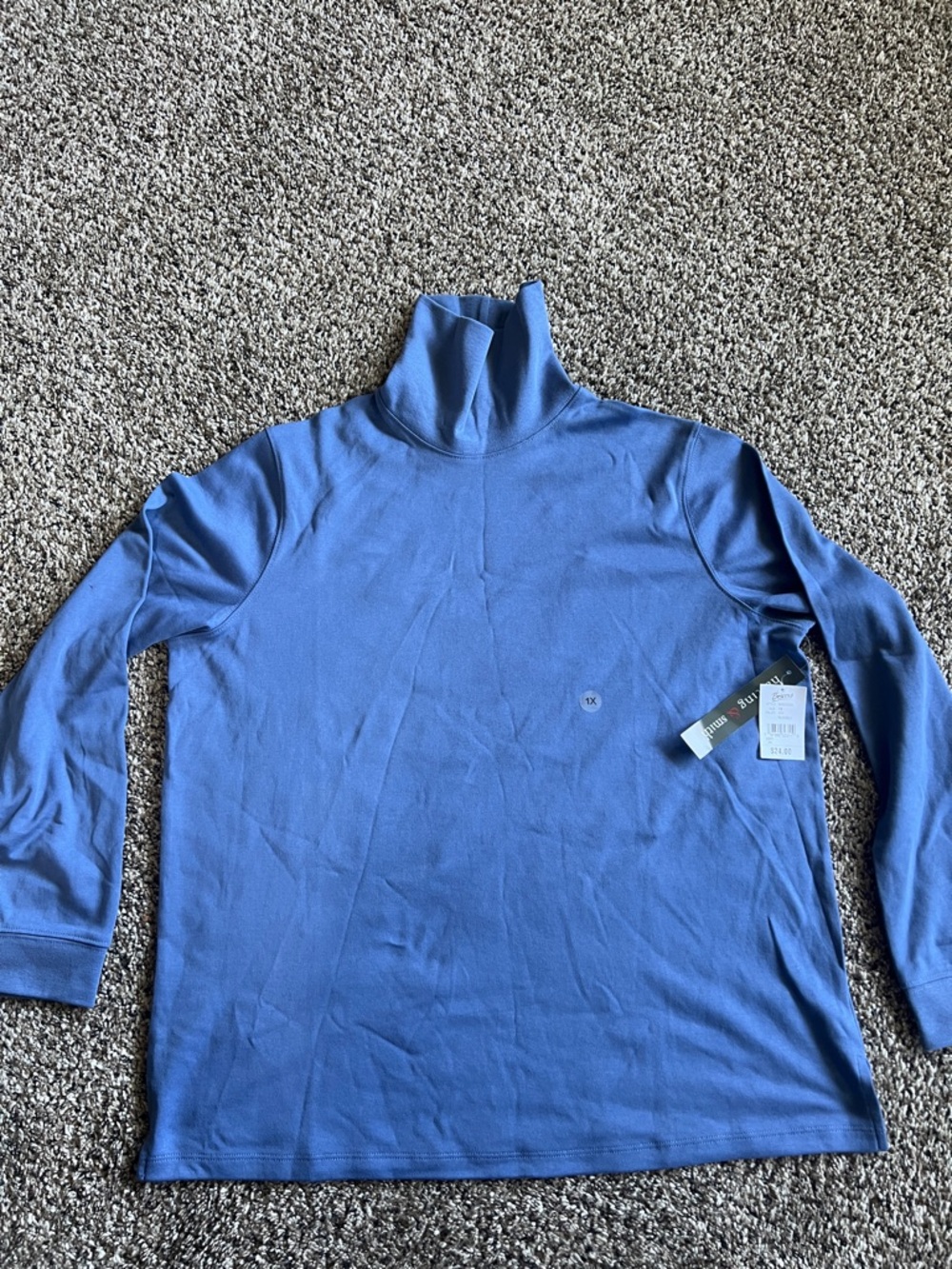 Hastings and Smith women's Blue Turtleneck